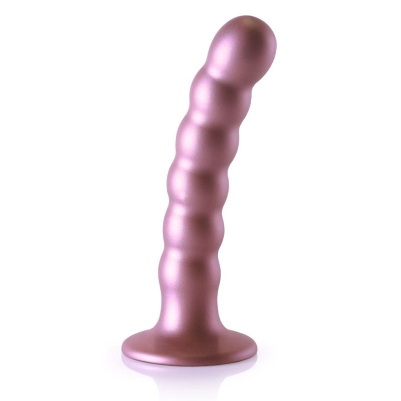 Ouch! Plug Beaded G-Spot S 13 x 2.5cm Rose